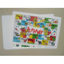 Placemat en plastique PP Alphabet PP pour enfants